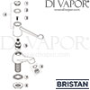 Bristan Lever Basin Taps with 6 Inch Levers Spares